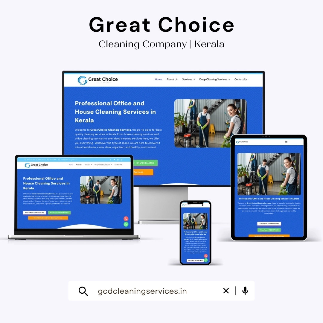 Great Choice Cleaning Services Website