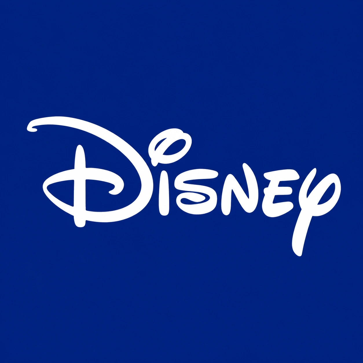 disney logo blue background