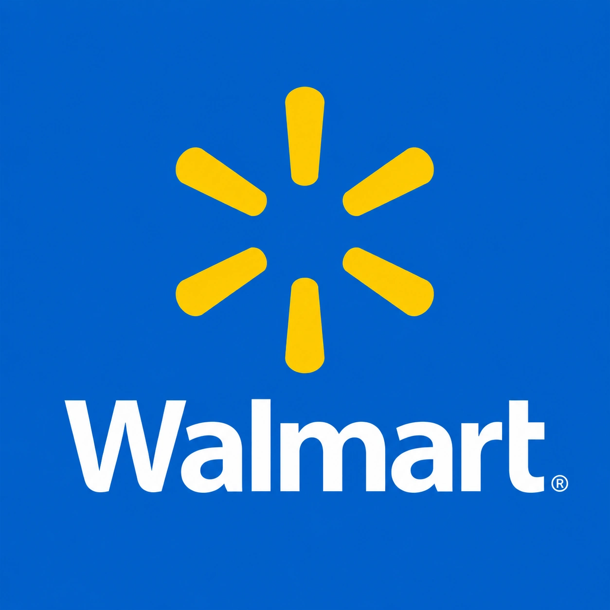 walmart logo blue background